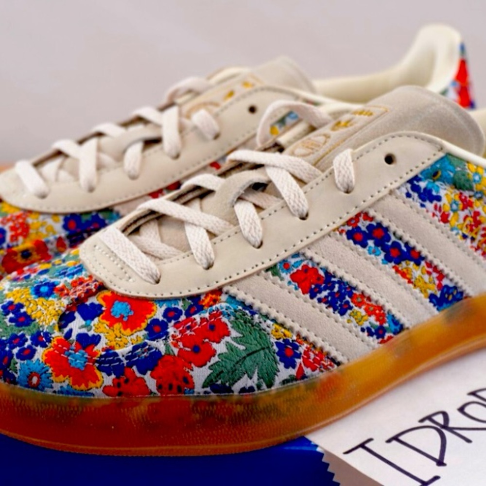 Adidas Gazelle Indoor Floral Embroidery Sneakers